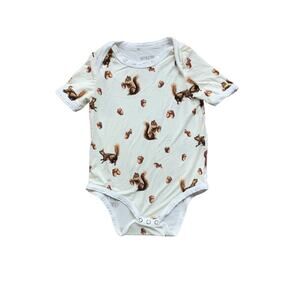 Milkbarn Bamboo Squirrel Bodysuit